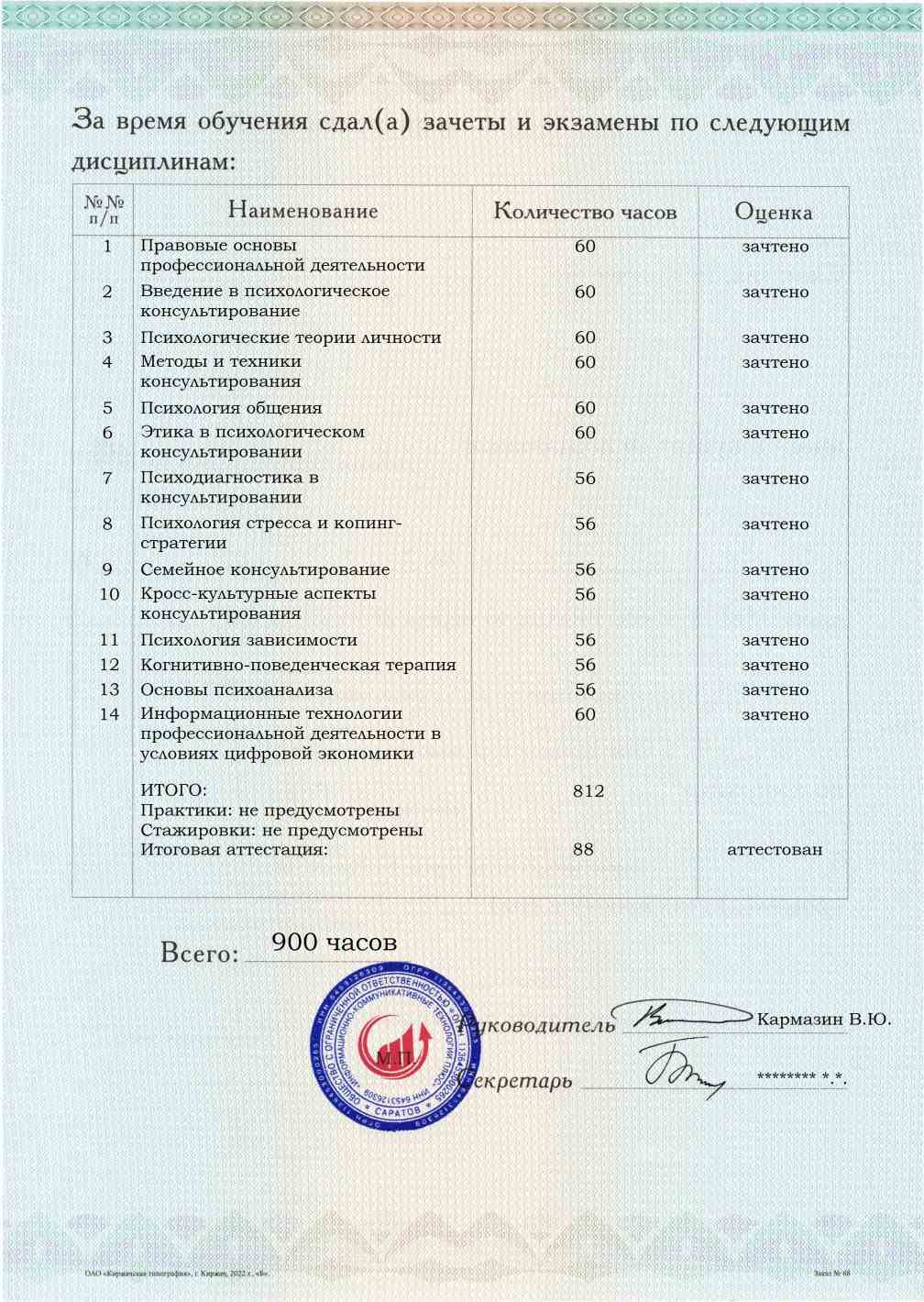 Психолог-консультант. Курс профессиональной переподготовки, обучение по ФГОС