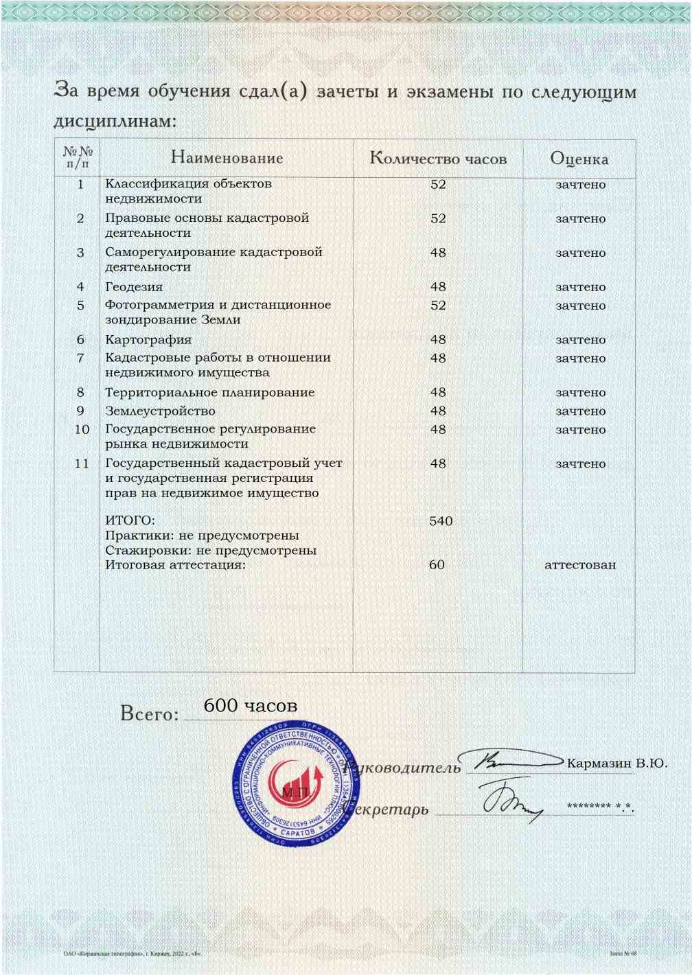 Кадастровая деятельность. Курс профессиональной переподготовки, обучение по ФГОС