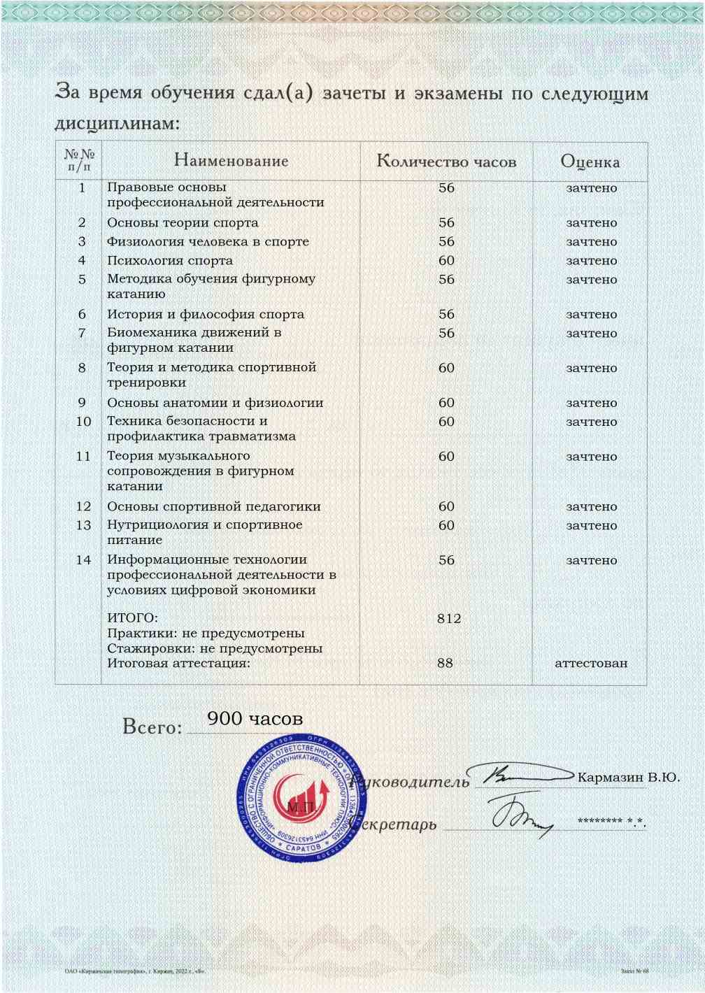 Тренер по фигурному катанию. Курс профессиональной переподготовки, обучение по ФГОС