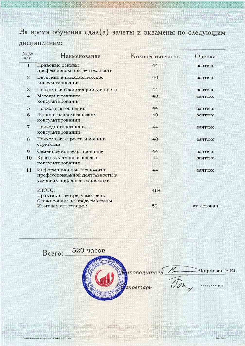Психолог-консультант. Курс профессиональной переподготовки, обучение по ФГОС